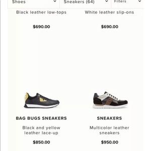 Fendi bag bugs sneakers